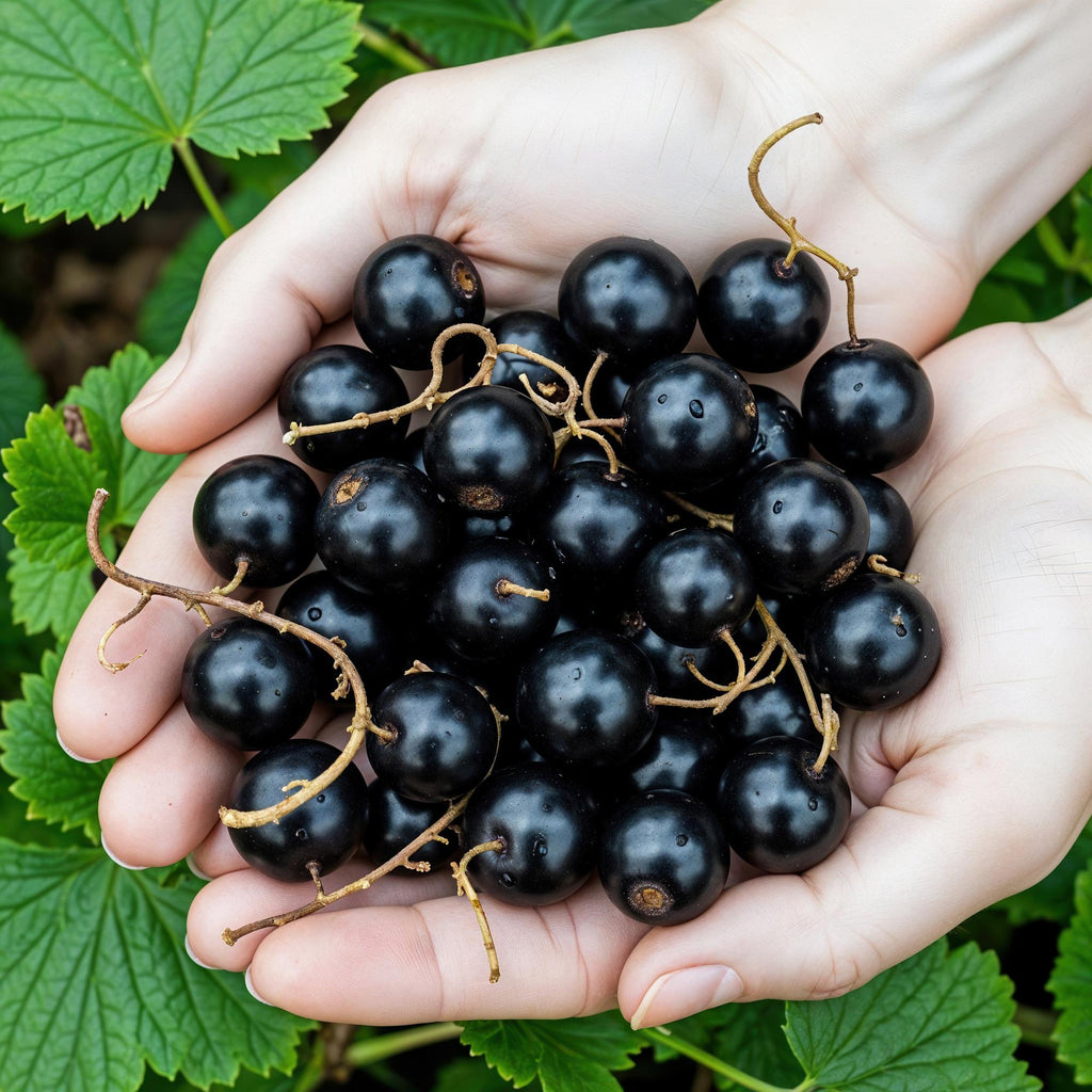 Green boutiQ - Fruitplanten - Jostabes - Ribes Jostabes - Winterhard - 6 Planten - Pot 9 cm - Zwarte Bes