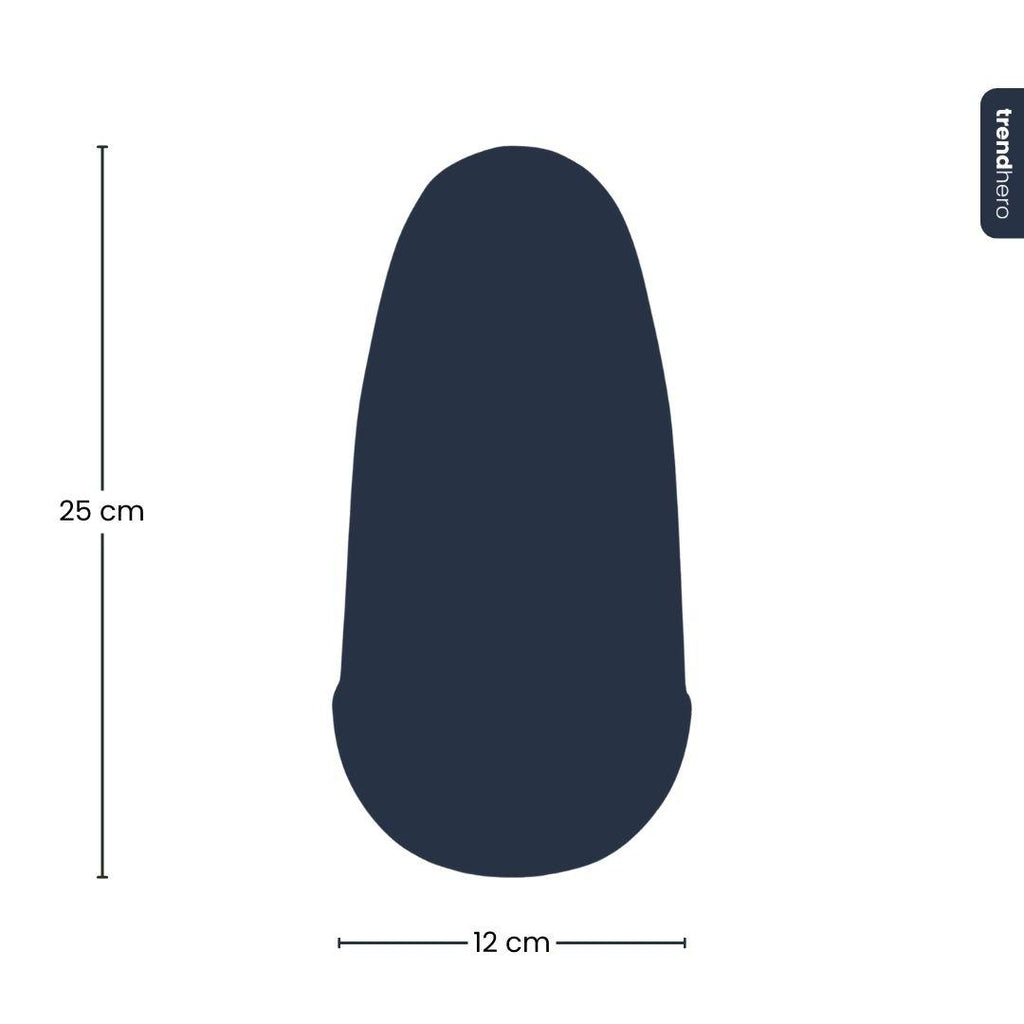 Terrarium bolglas tweedelig - Egg - Ø 12 cm ↑ 25 cm