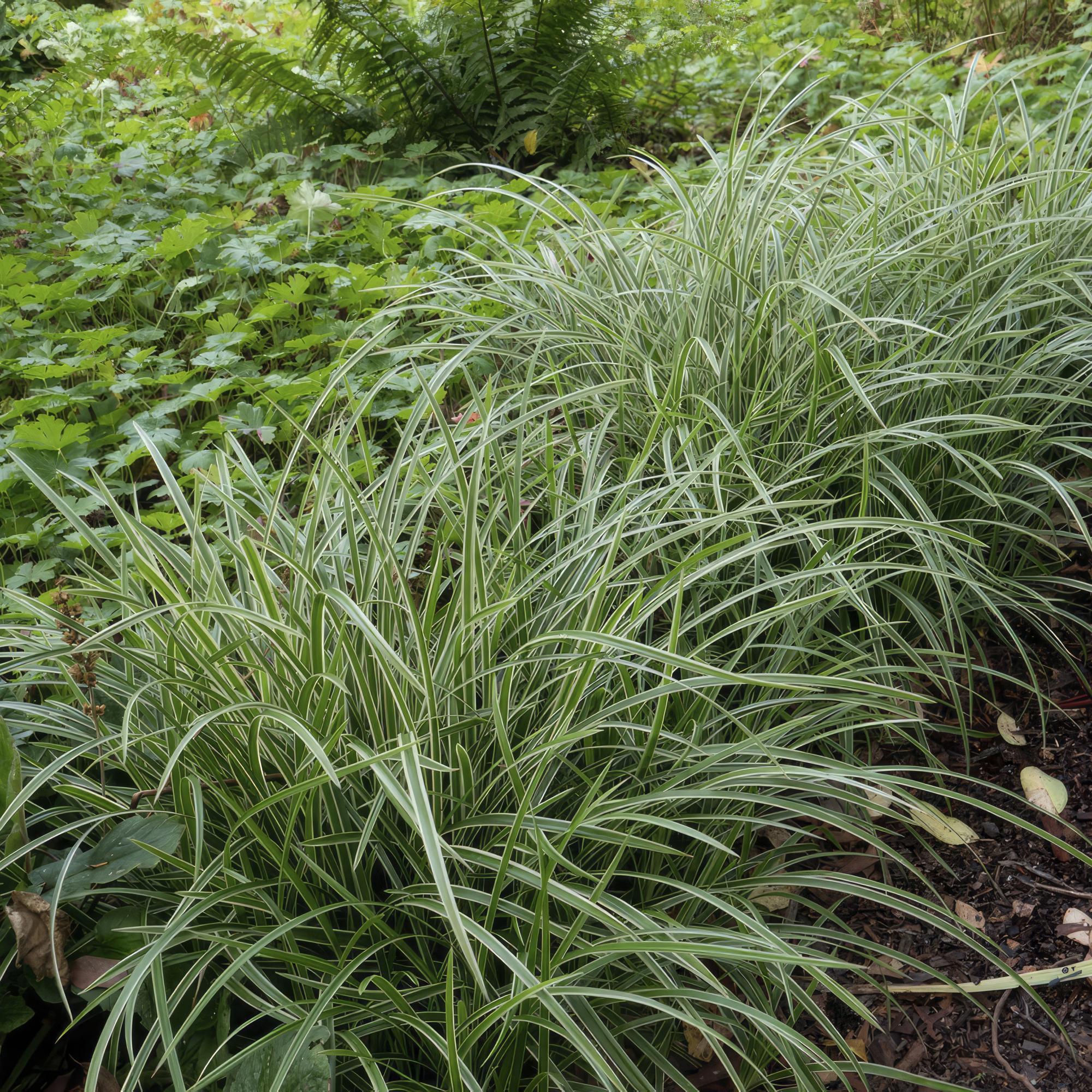24x Carex morrowii 'Ice Dance' - ↕10-25cm - Ø9cm