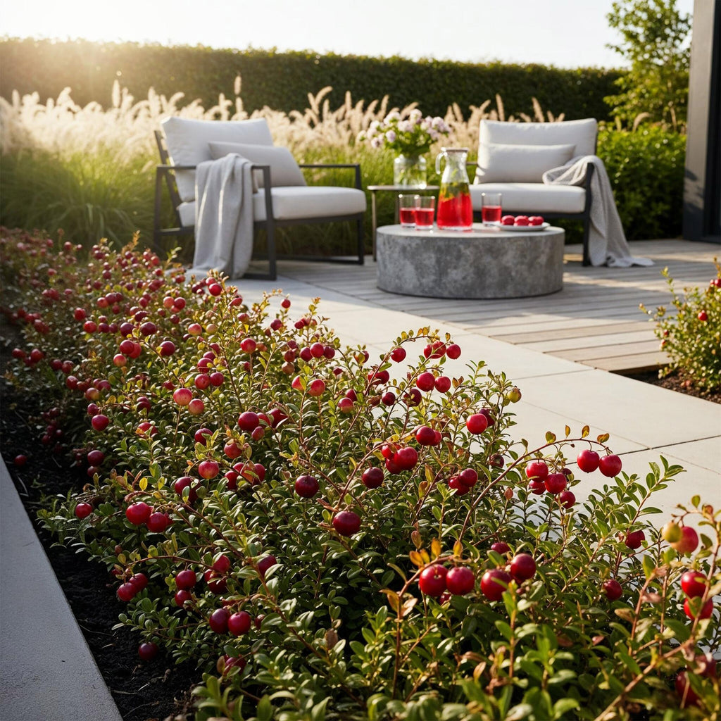 Green boutiQ - Fruitplanten - Blauwe Bes - Vaccinium macrophylla Early Black - Winterhard - 3 Planten - Pot 9 cm - Donker Rode  Bes