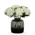Kunstbloemen Solo - White - Hydrangea Flower - x 8 - 52 cm