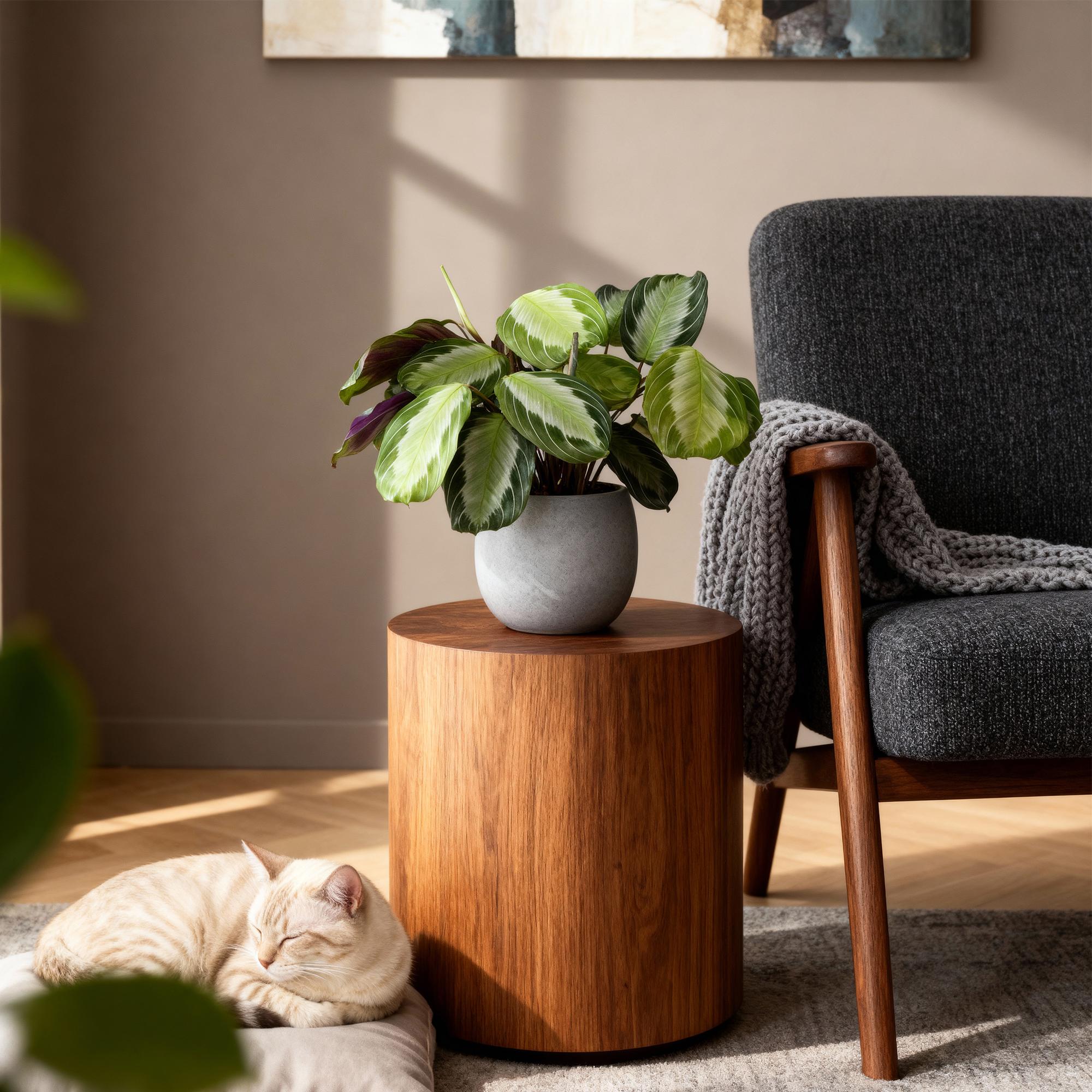 Green boutiQ - Kamerplant - Maranta Fascinator Silverband - Gebedsplant - Huisdiervriendelijk - Groen - 2 Planten - Pot 12cm - Hoogte 30-35cm