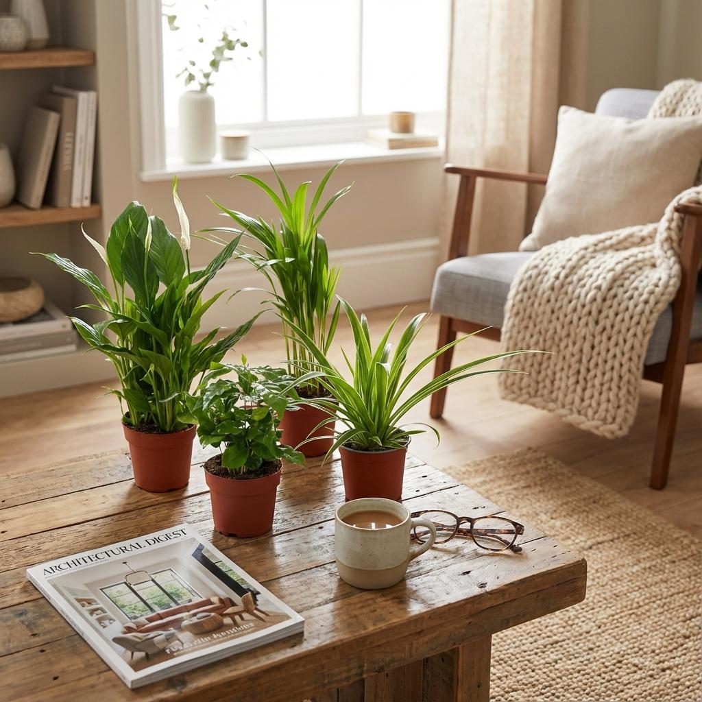 Luchtzuiverende Kamerplanten - Ø 12 cm - Hoogte: 30-40 cm