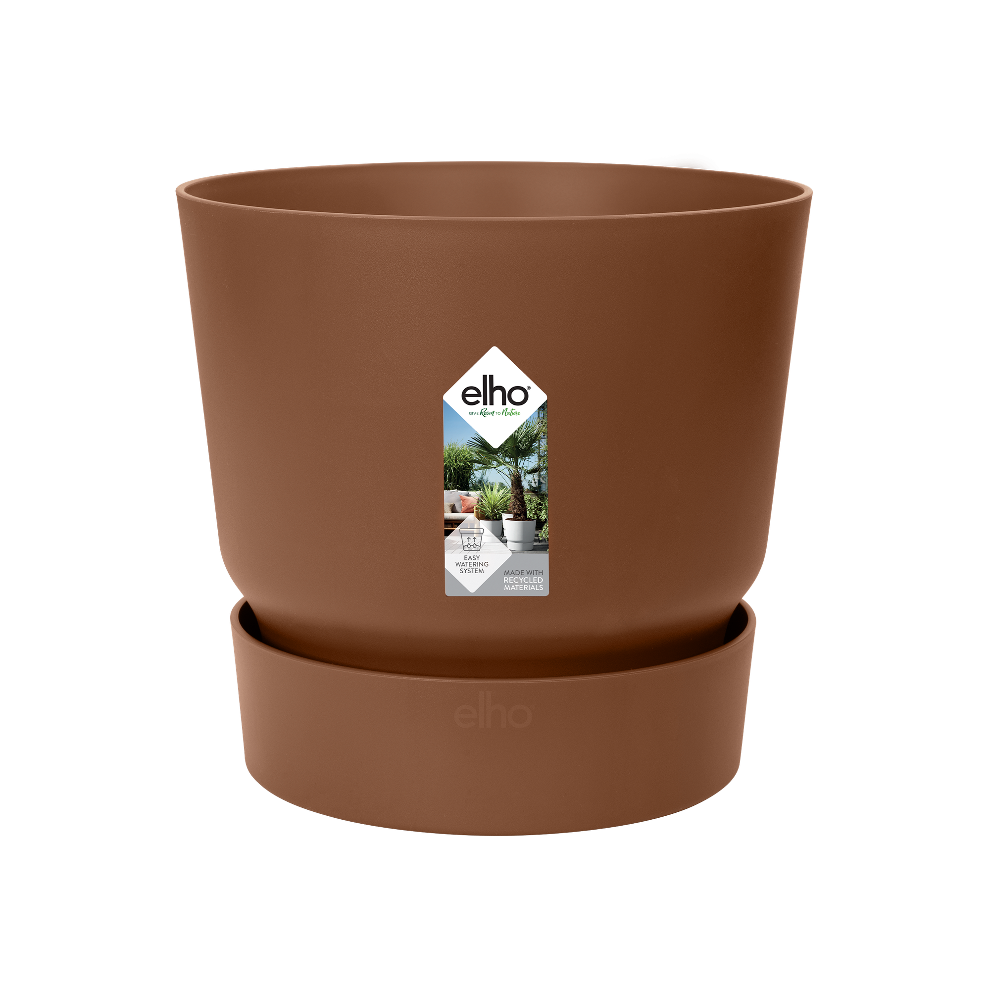 Pot elho Greenville Round bruin - D39 x H37