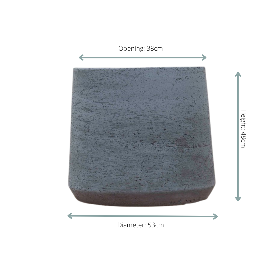 Pot Aniek antraciet - D53 x H48