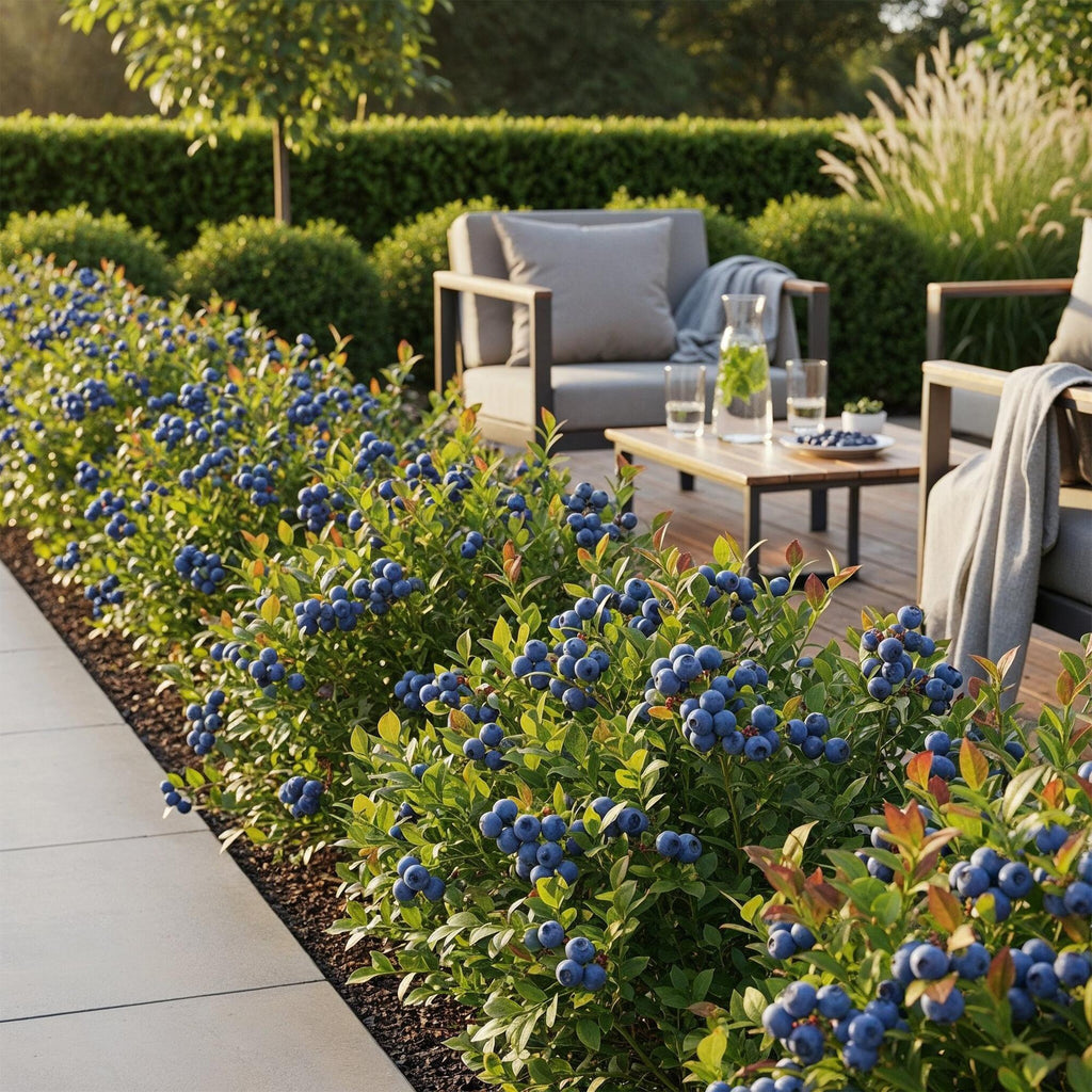 Green boutiQ - Fruitplanten - Blauwe Bes - Vaccinium corymbossum Northland - Winterhard - 6 Planten - Pot 9 cm - Blauwe Bes