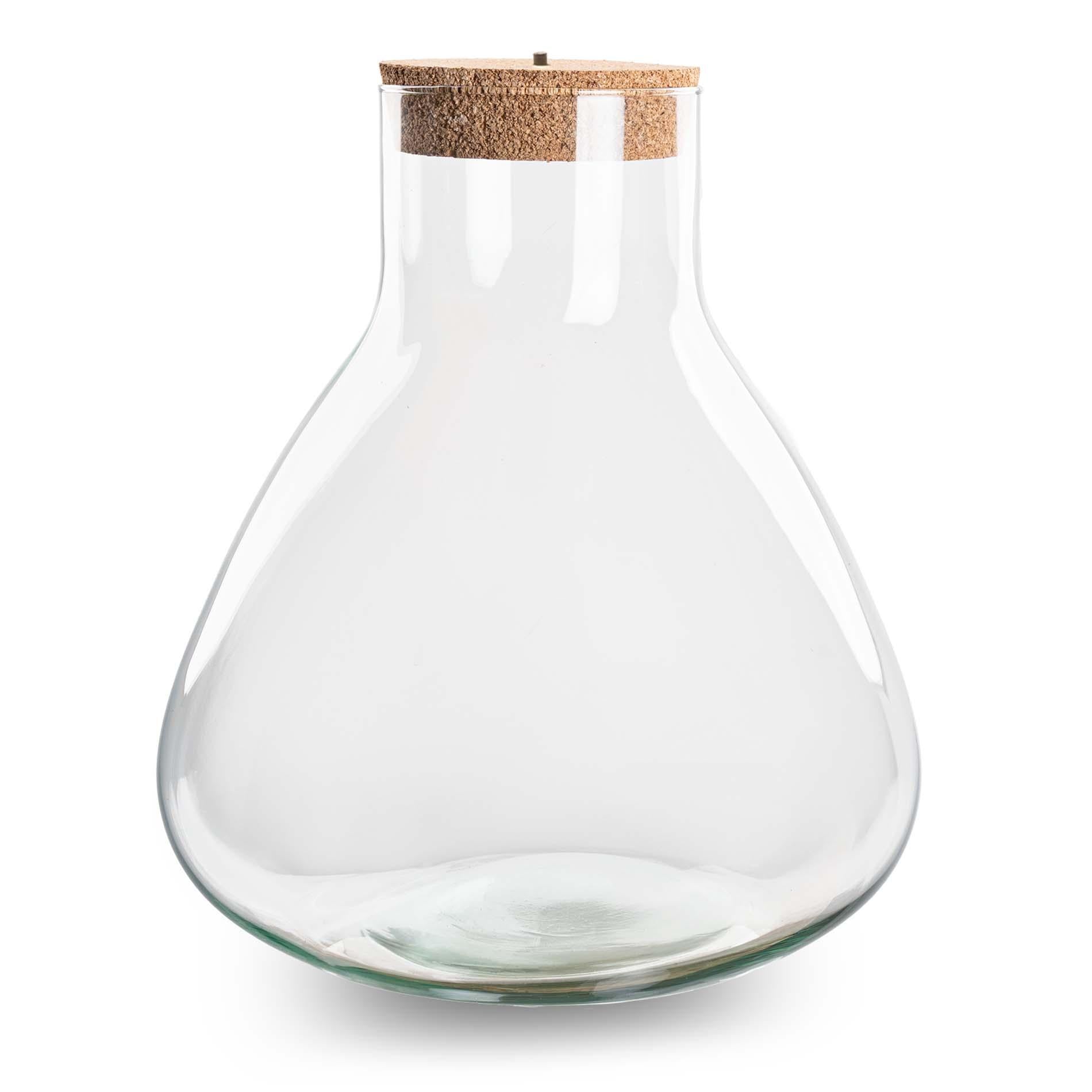 Terrarium fles met verlichting - Sam XL - Ø 30 cm ↑ 32 cm