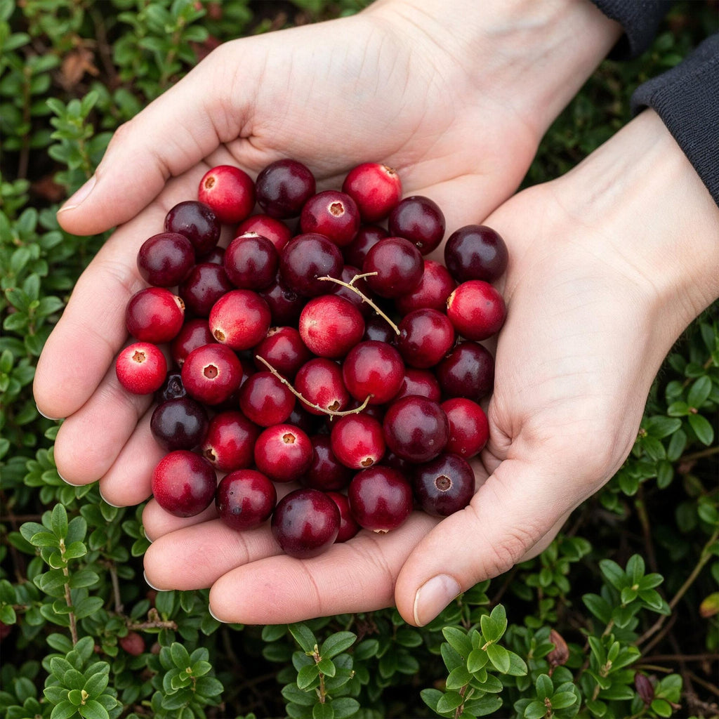 Green boutiQ - Fruitplanten - Blauwe Bes - Vaccinium macrophylla Early Black - Winterhard - 6 Planten - Pot 9 cm - Donker Rode  Bes