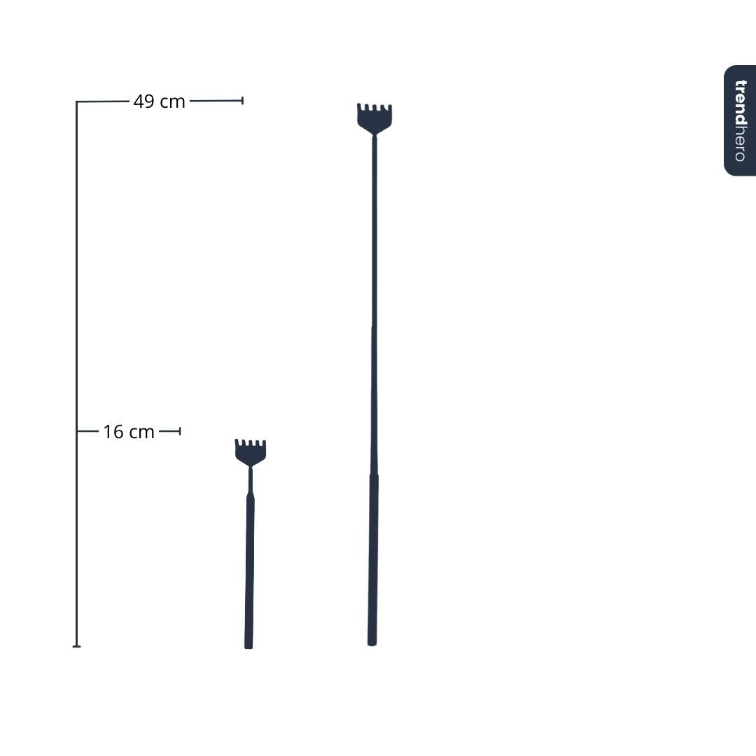 Terrarium Tool - Hark - 16-49 cm - Telescopisch - Roestvast staal (RVS)