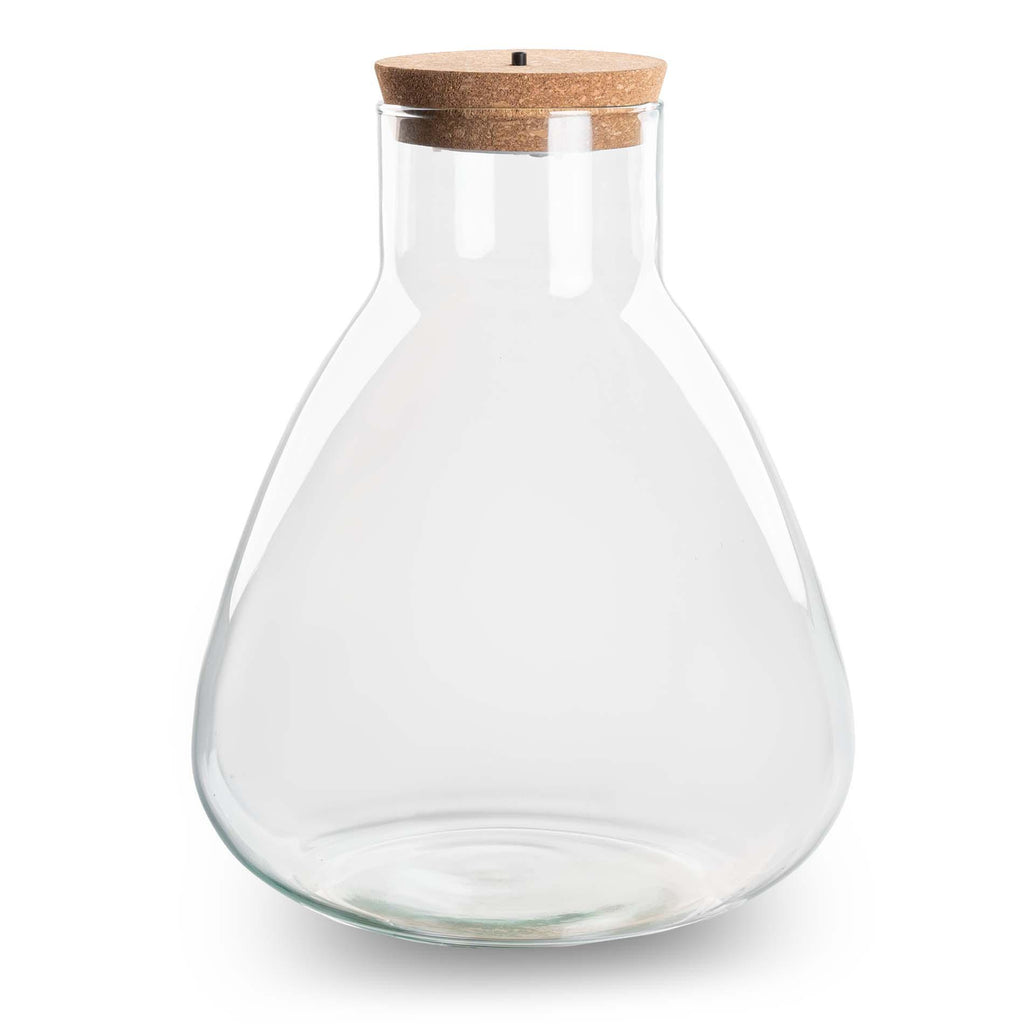 Terrarium fles met verlichting - Sam - Ø 24,5 cm ↑ 30 cm