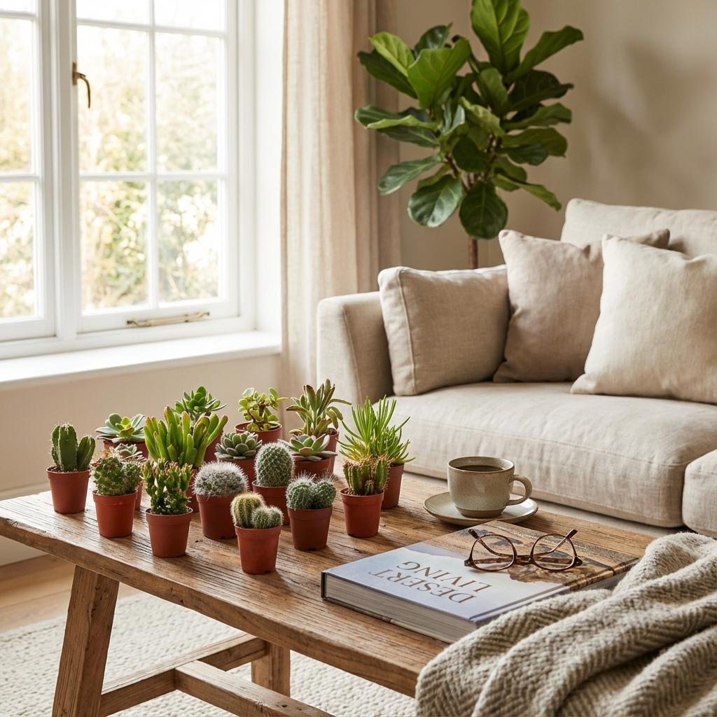 Mini Cactus & Succulenten Mix - 18 Stuks - Ø 5,5 cm - Hoogte: 5-10 cm